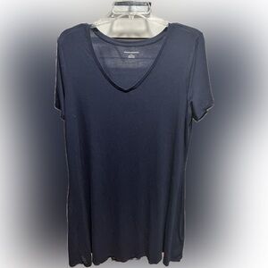 Amazon essential navy blue T-shirt dress (D3)